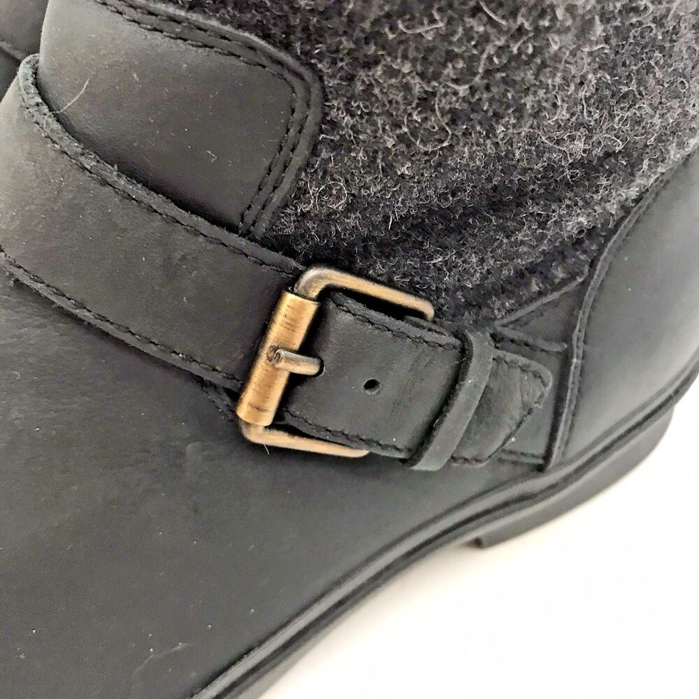 UGG Black and Gray Combat Boots - Picture 11 of 12